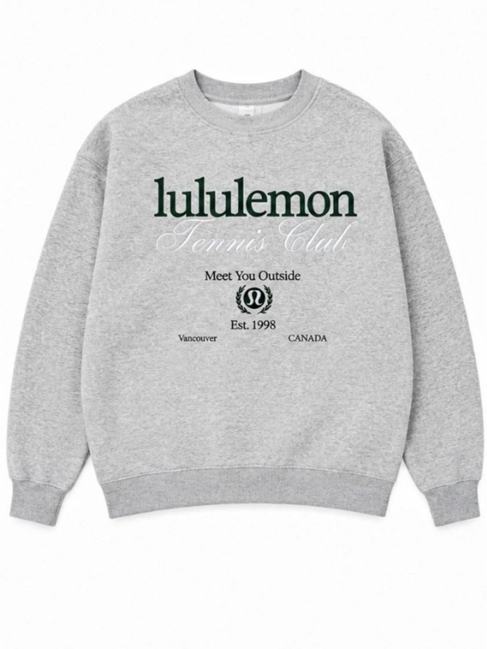 lululemon Tennis Club Pullover Sweatshirt Gray XS